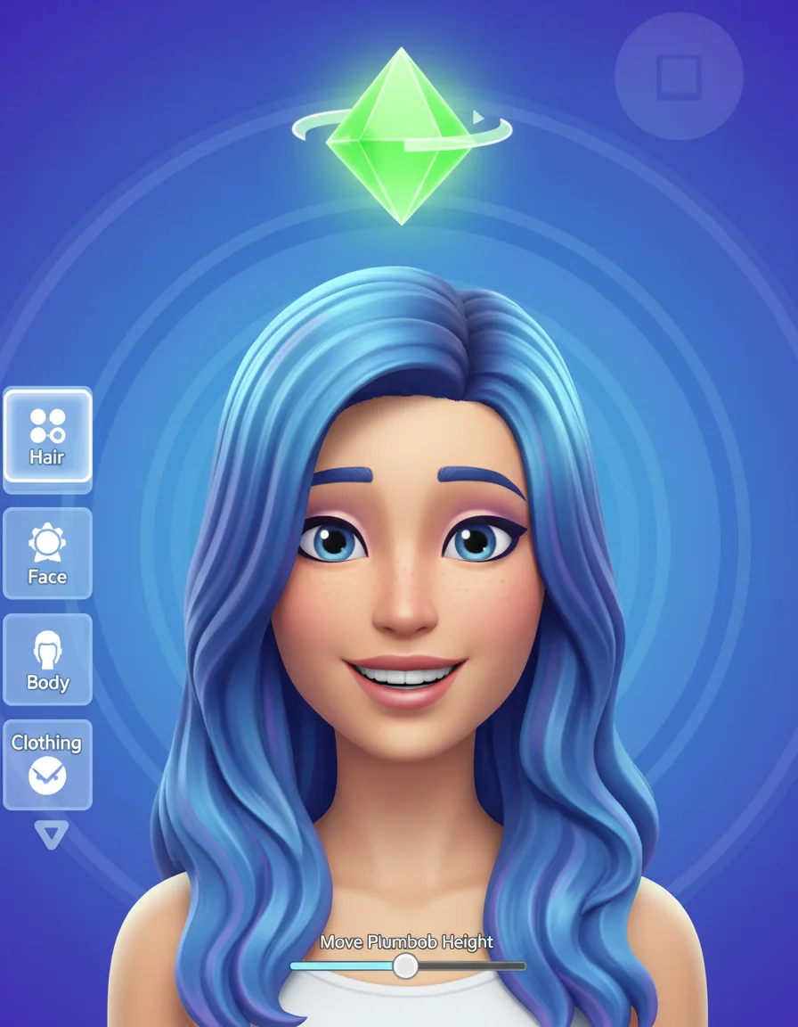 Аватар в стиле The Sims 4