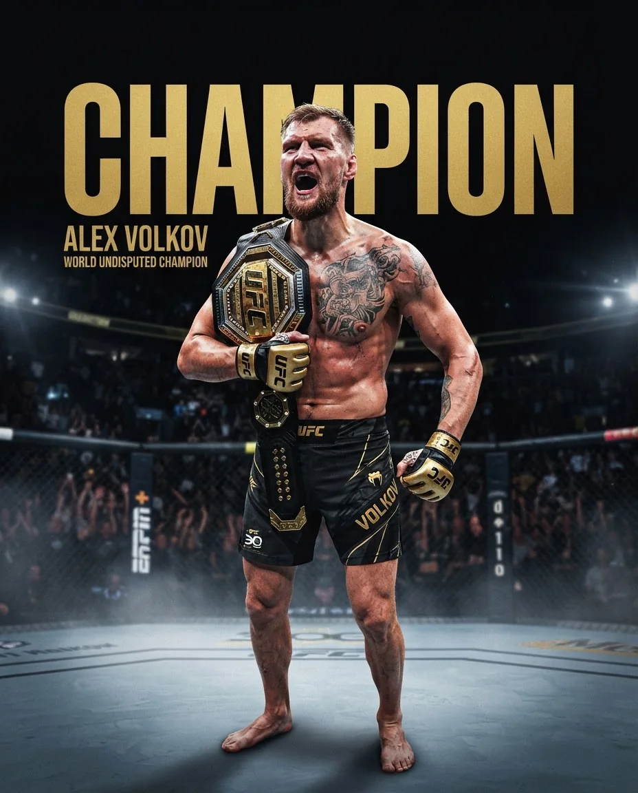 Чемпионский постер UFC