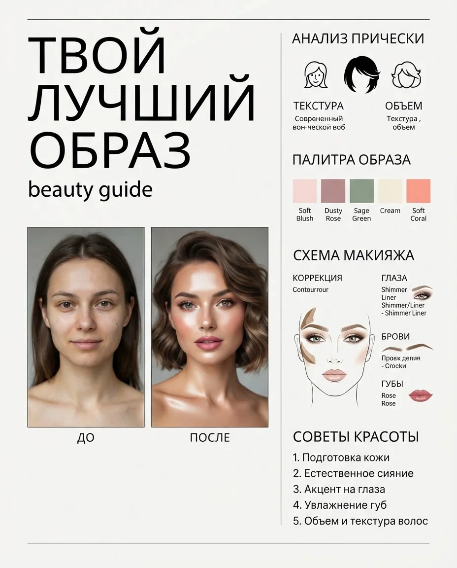 Fashion-постер (Glow-up)