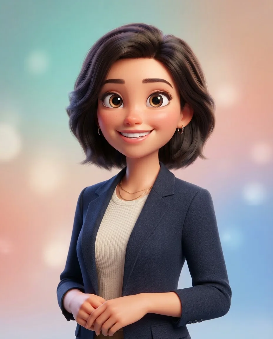 3D-аватар в мультяшном стиле — пример результата промта для Nano Banana