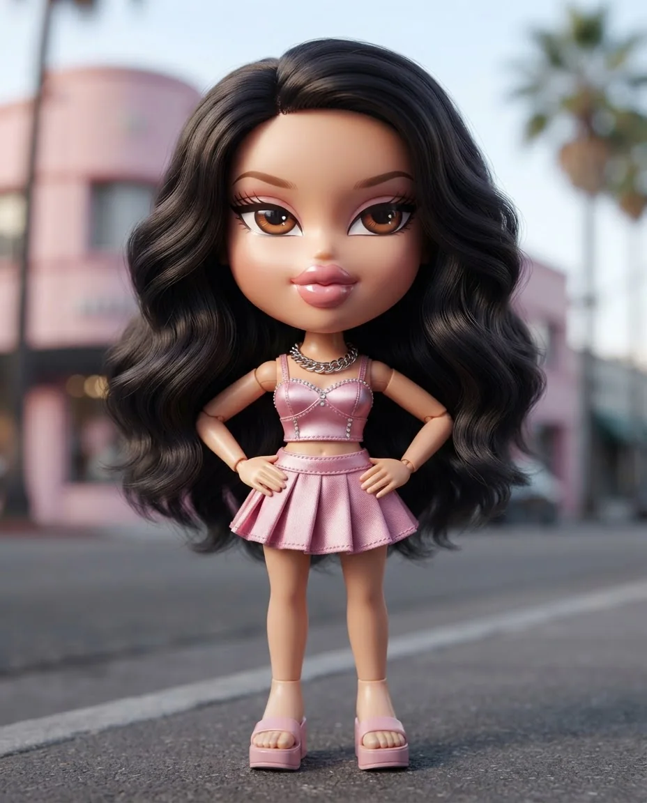 Фотореалистичная виниловая кукла в стиле Bratz