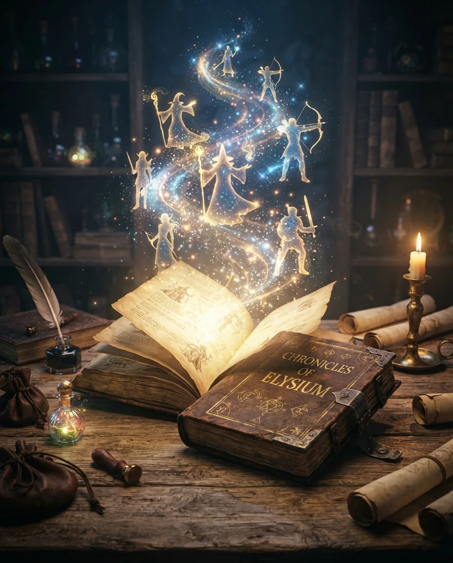 ИИ в литературе (Interactive Books) — пример результата промта для Картинки