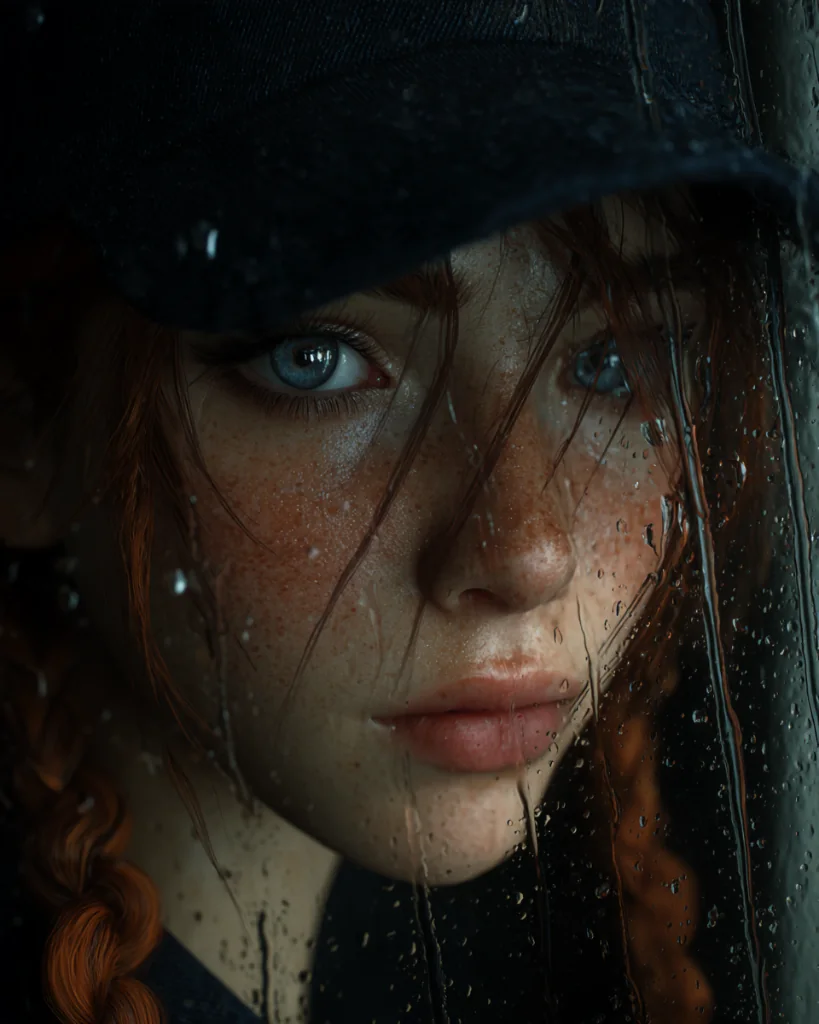 Мудборд коллаж в дождливом стиле Pinterest