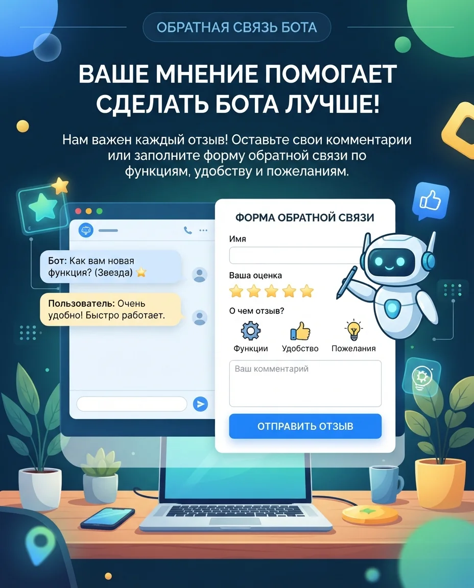 Опрос пользователей бота — пример результата промта для Картинки