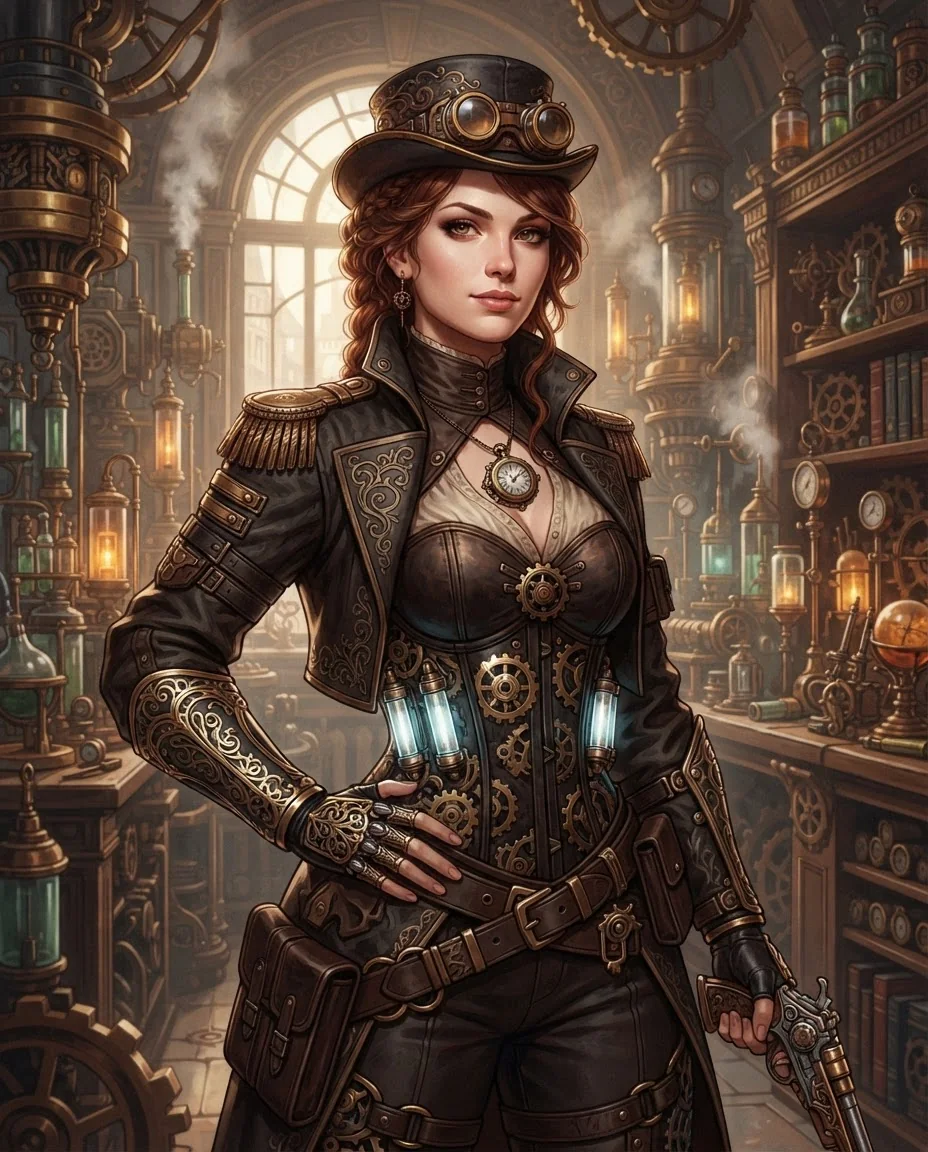 Портрет Леди Механики в Unreal Engine 5