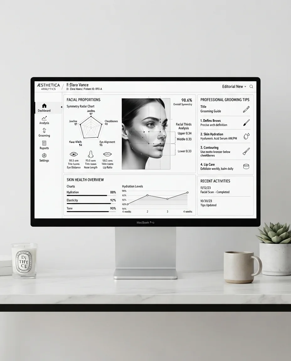 Промпт: Beauty Score репорт