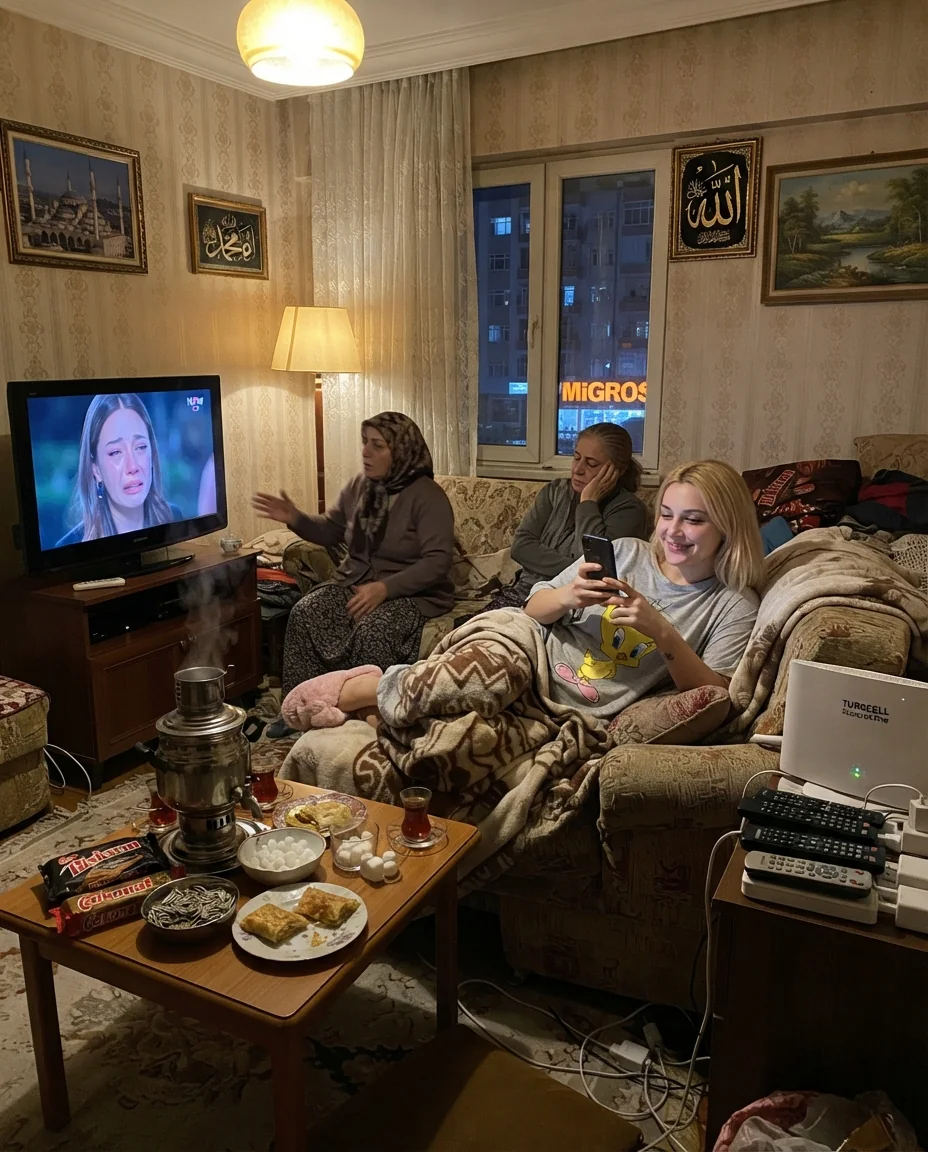Уютная ночь в Анкаре: Сюжет из сериала — пример результата промта для Картинки