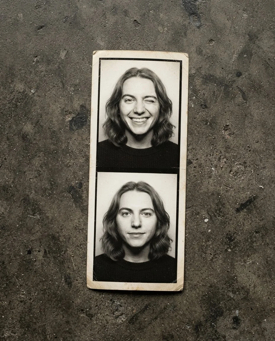 Винтажные снимки из фотобудки